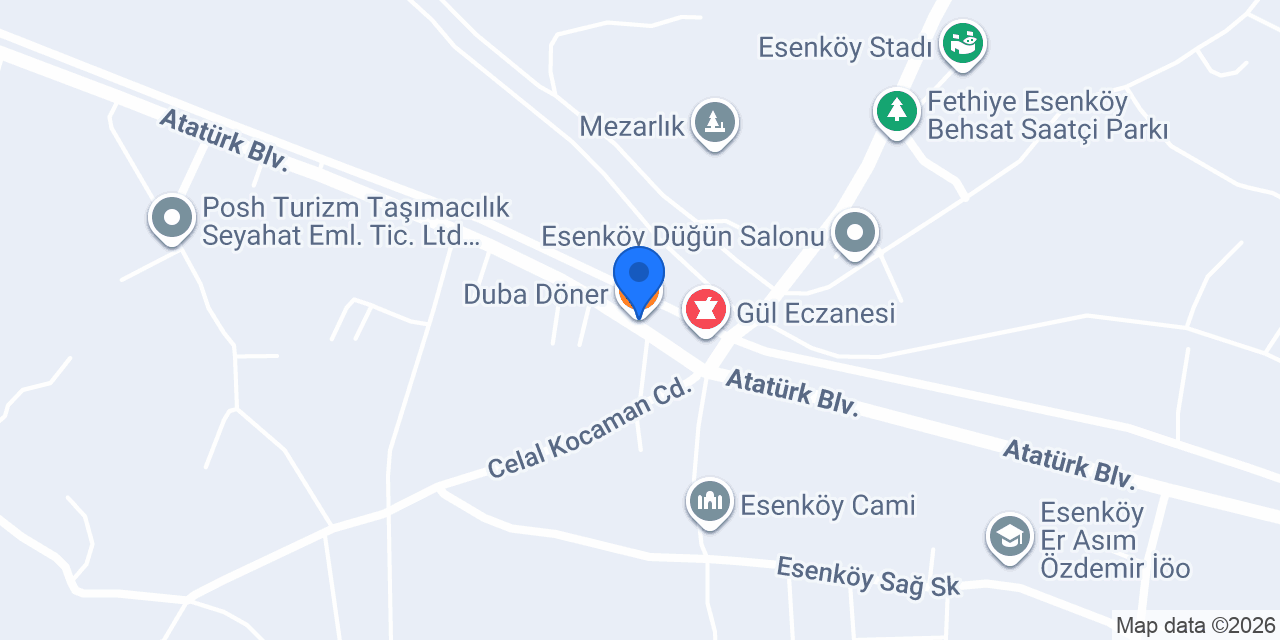 Duba Döner konumu