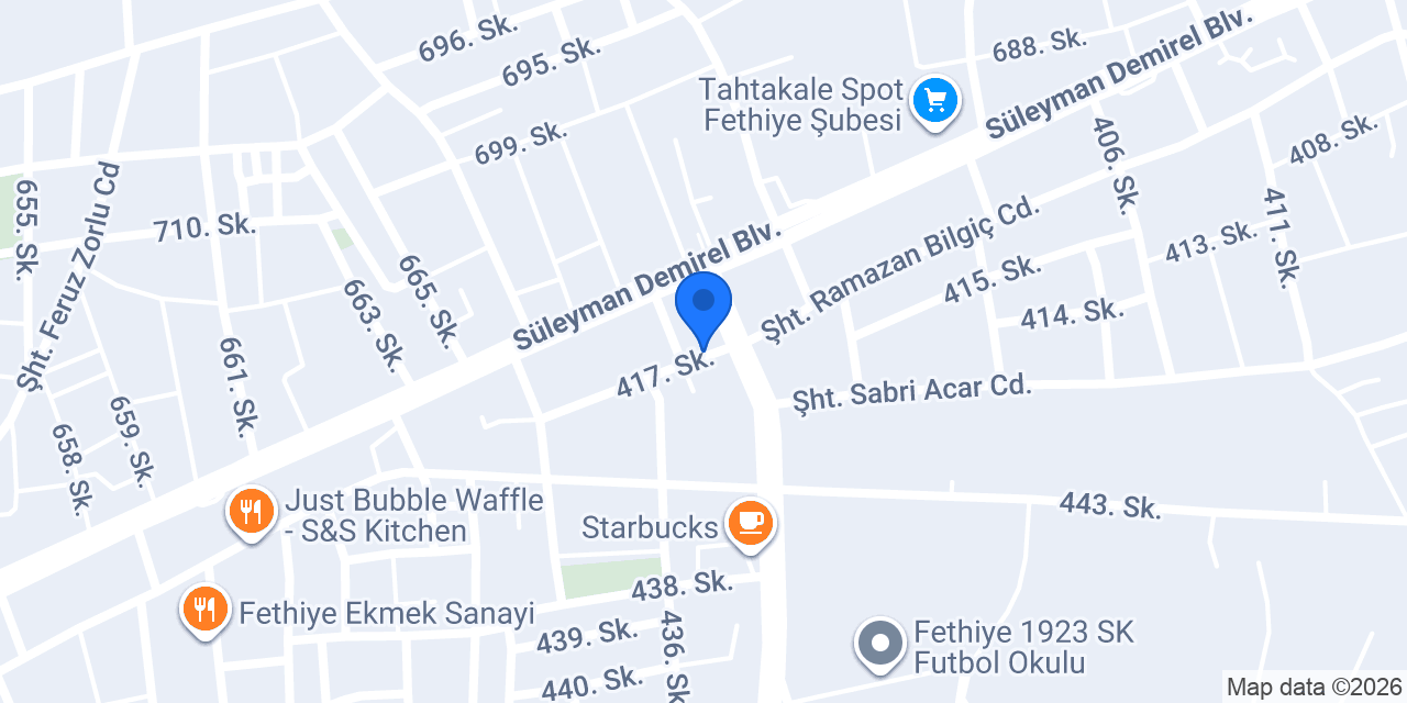 Eray Kırtasiye XL (Coffee) konumu