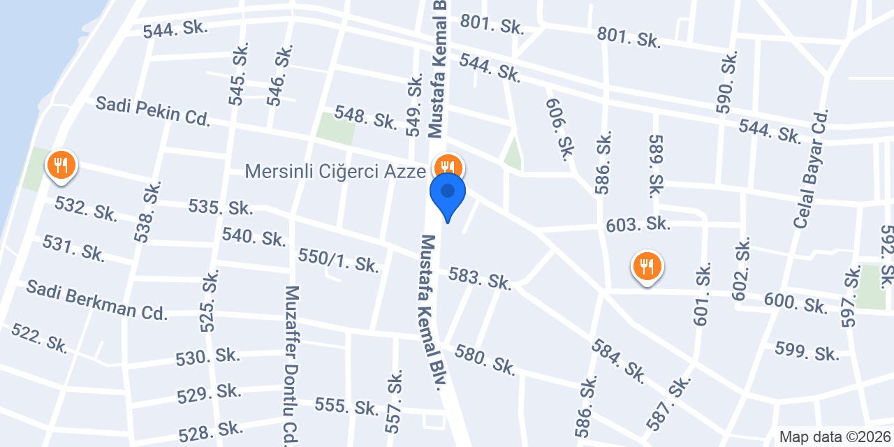 Ercan Usta Adana Kebapçısı konumu