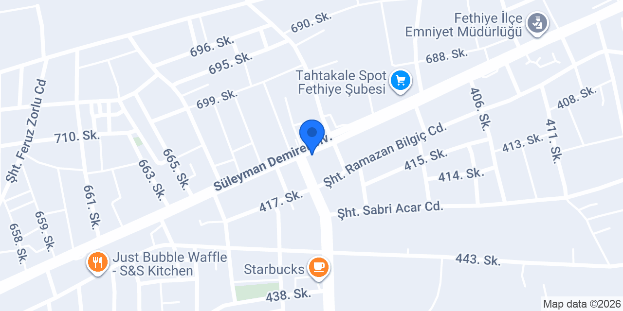 Baba Döner konumu