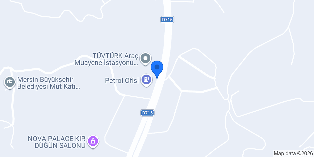Mut Şöförler Odası konumu