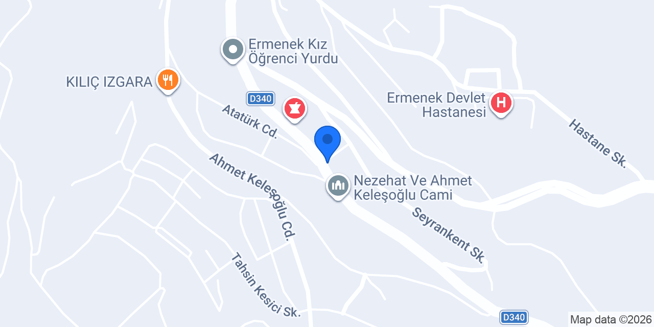 Şehrana Tekel konumu