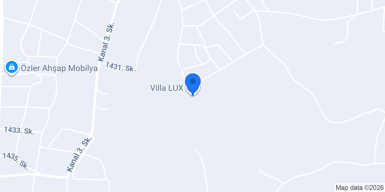 Villa LUX konumu