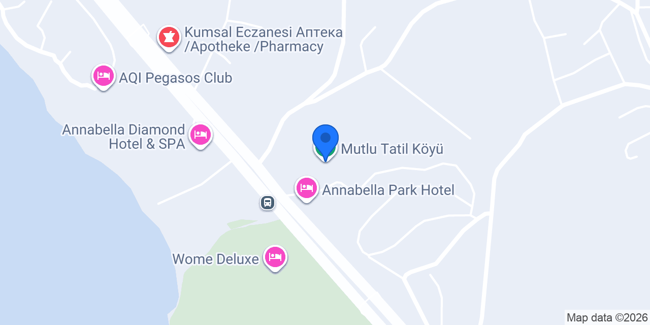 Mutlu Tatil Köyü konumu