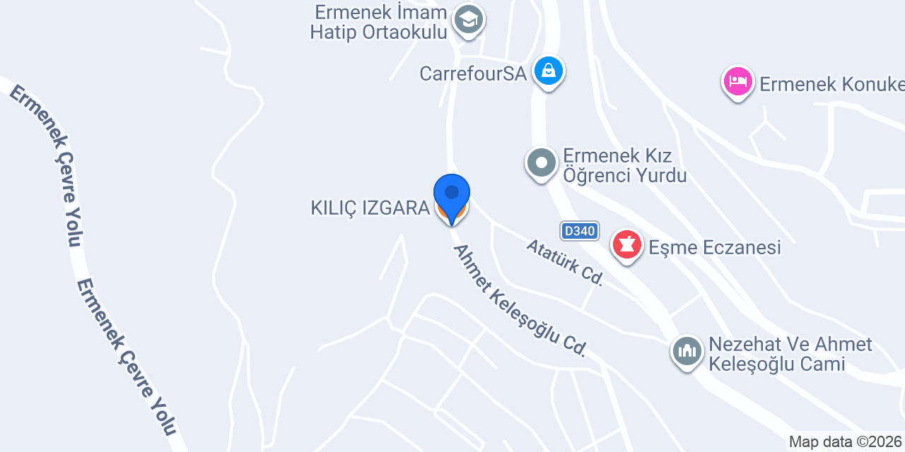 KILIÇ IZGARA konumu