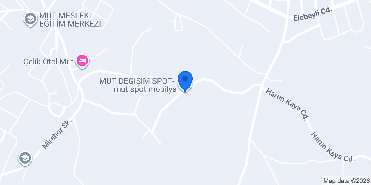 MUT DEĞİŞİM SPOT- mut spot mobilya konumu