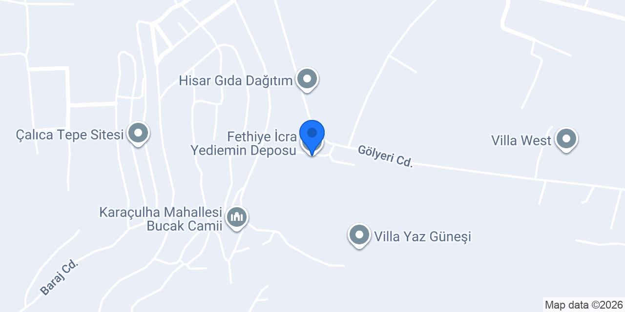 Fethiye İcra Yediemin Deposu konumu