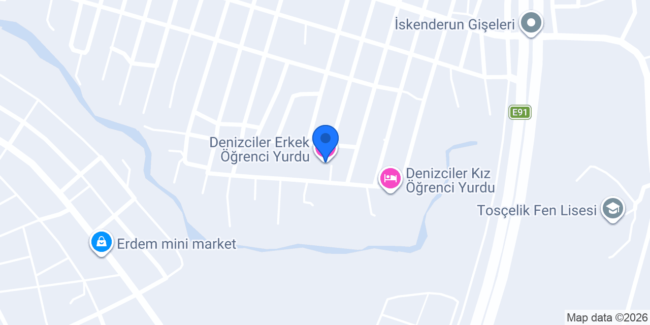 Denizciler Erkek Öğrenci Yurdu konumu