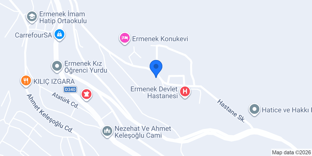 YUYATA OPTİK ERMENEK ŞUBE konumu