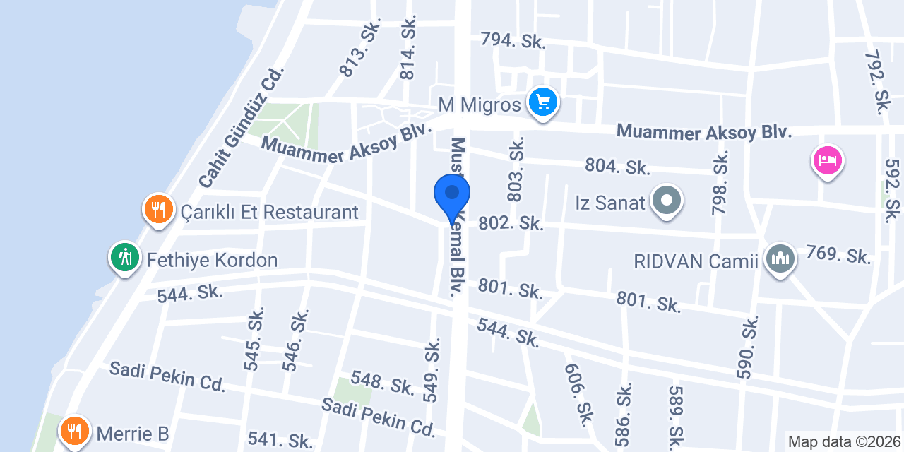 Oney52 Rent A Car konumu