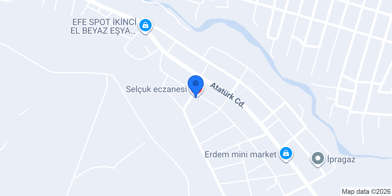 Selçuk eczanesi konumu