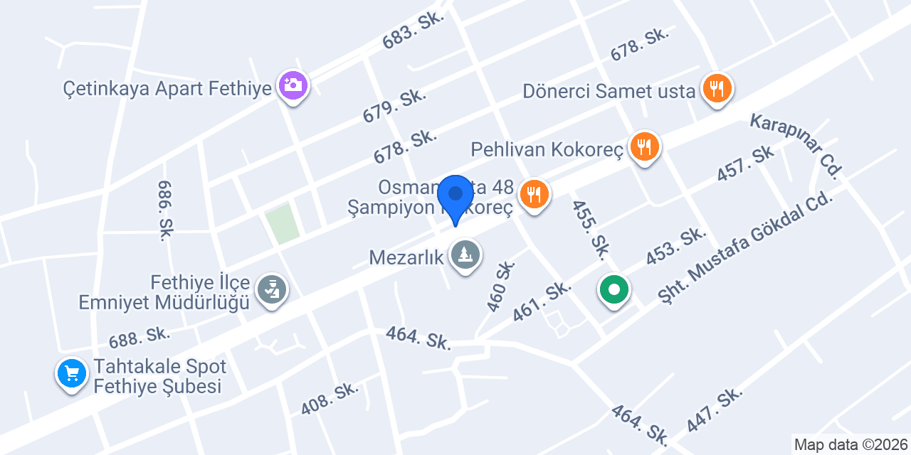 FETHİYE RAPSODİ MOBİLYA konumu