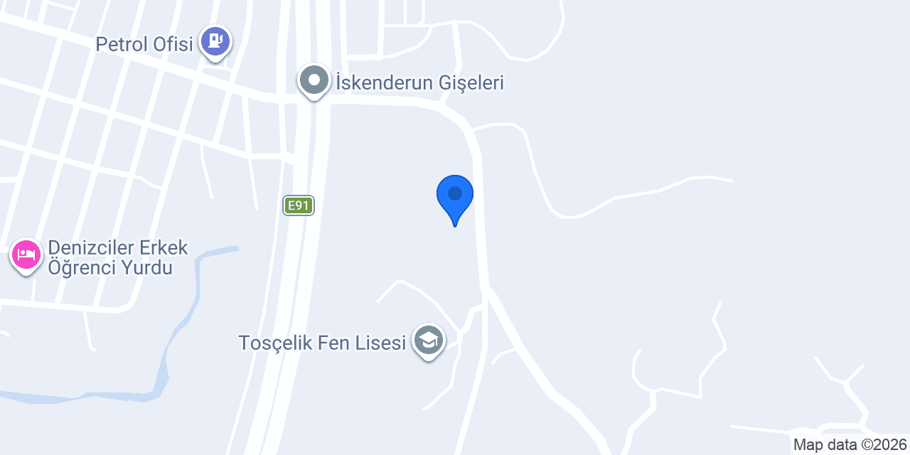 TAH VİNÇ İŞ Makinaları konumu