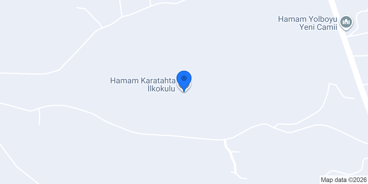 Hamam Karatahta İlkokulu konumu
