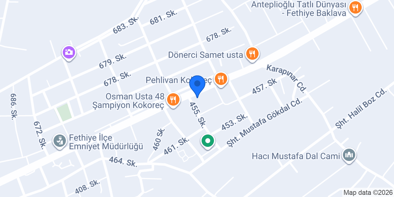 Gül Mobilya konumu