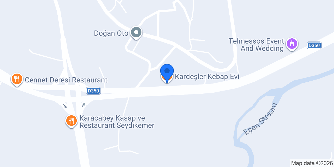 Kardeşler Kebap Evi konumu