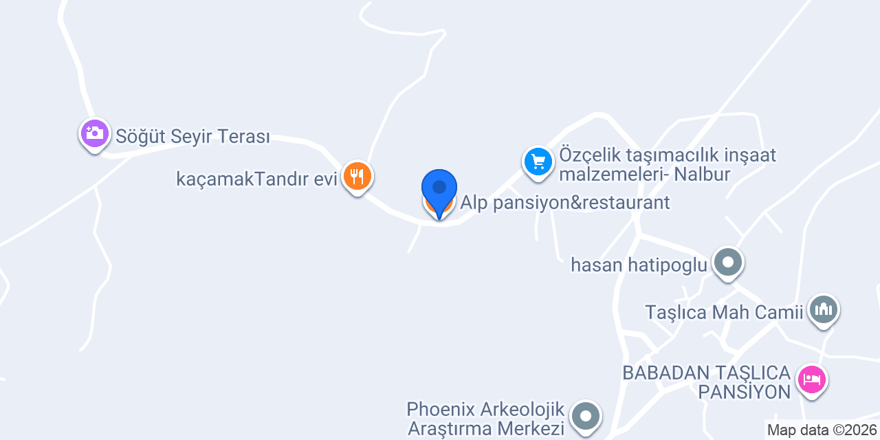 Alp pansiyon&restaurant konumu