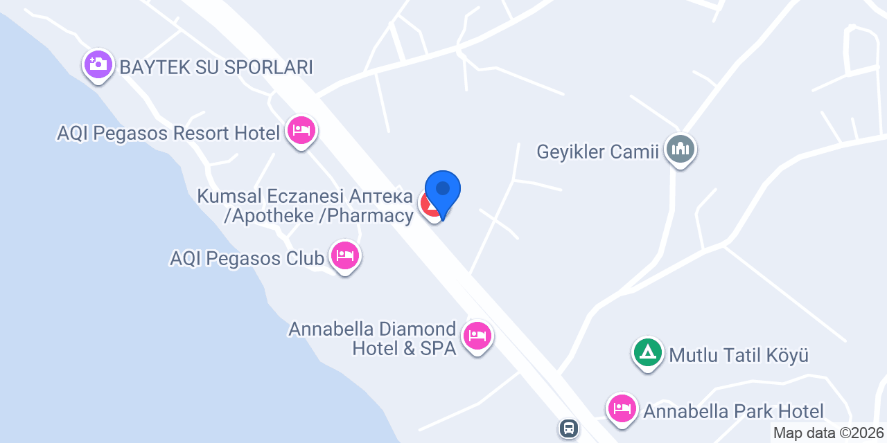 Dede Apart Otel konumu
