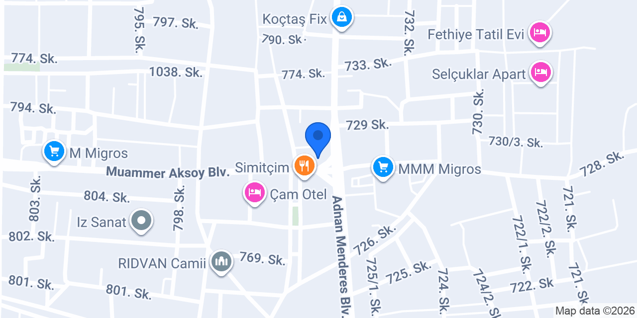 ECZANE BİLGİN konumu