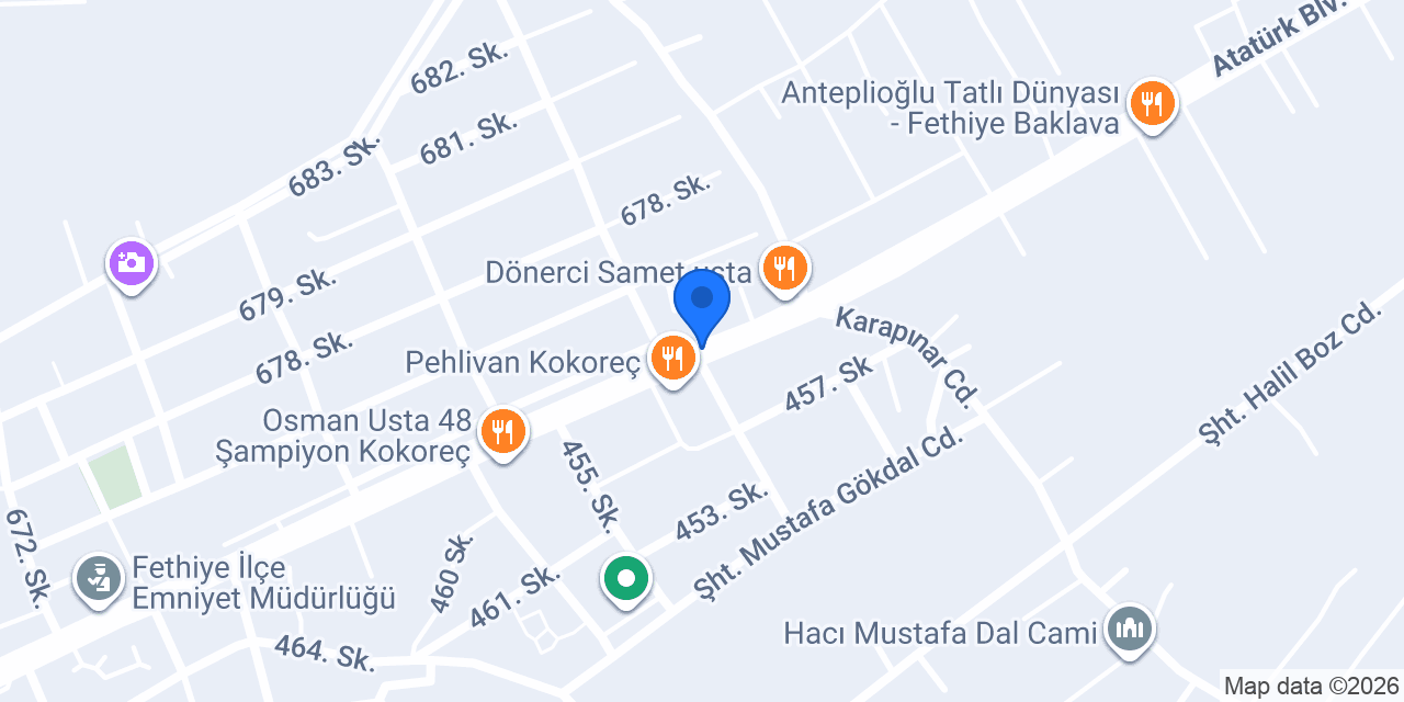 Coşkun Mobilya konumu