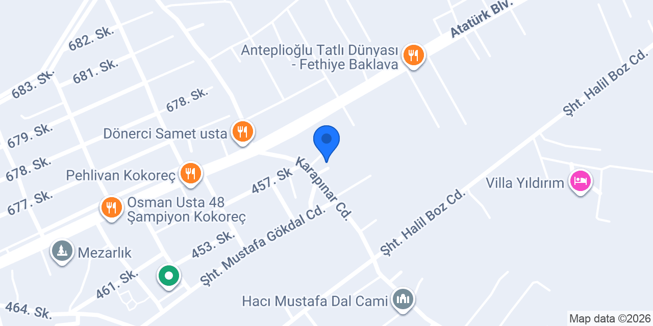 Akdeniz Tel Helezon Ve Altıgen Tel Örme konumu