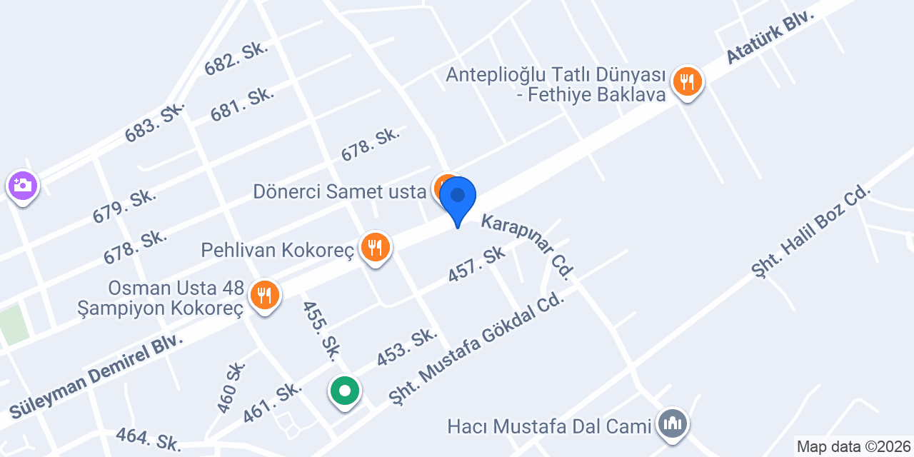 Elit Unlu Mamülleri konumu
