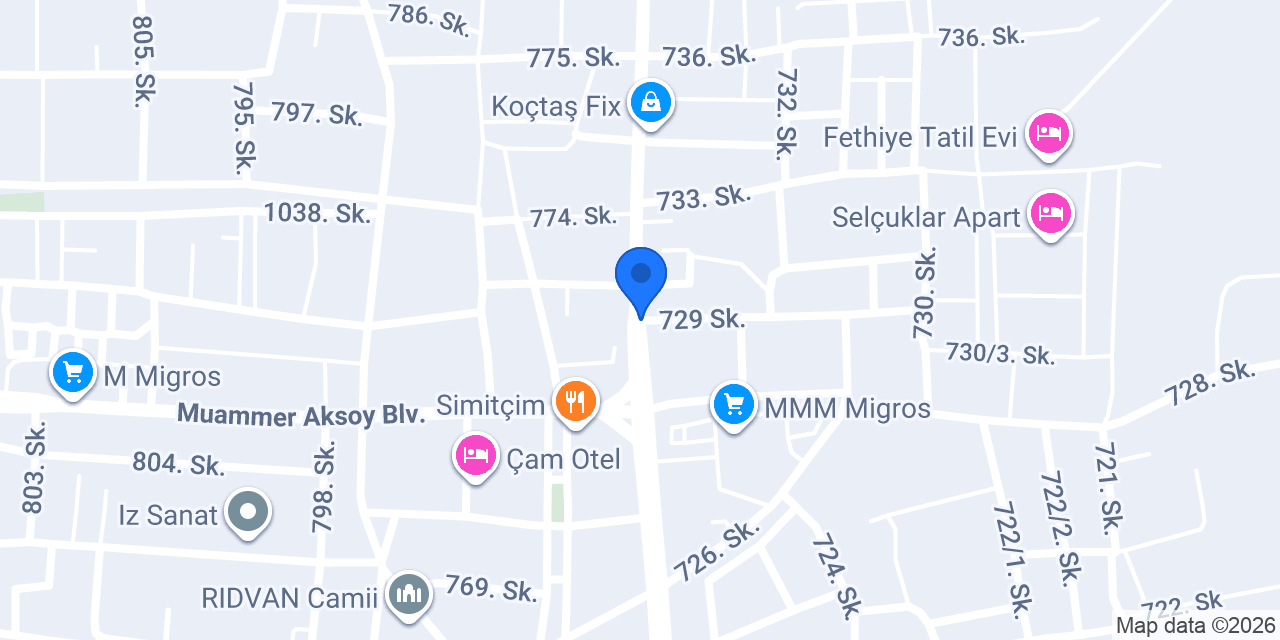Gölhisar Motorlu Araçlar konumu