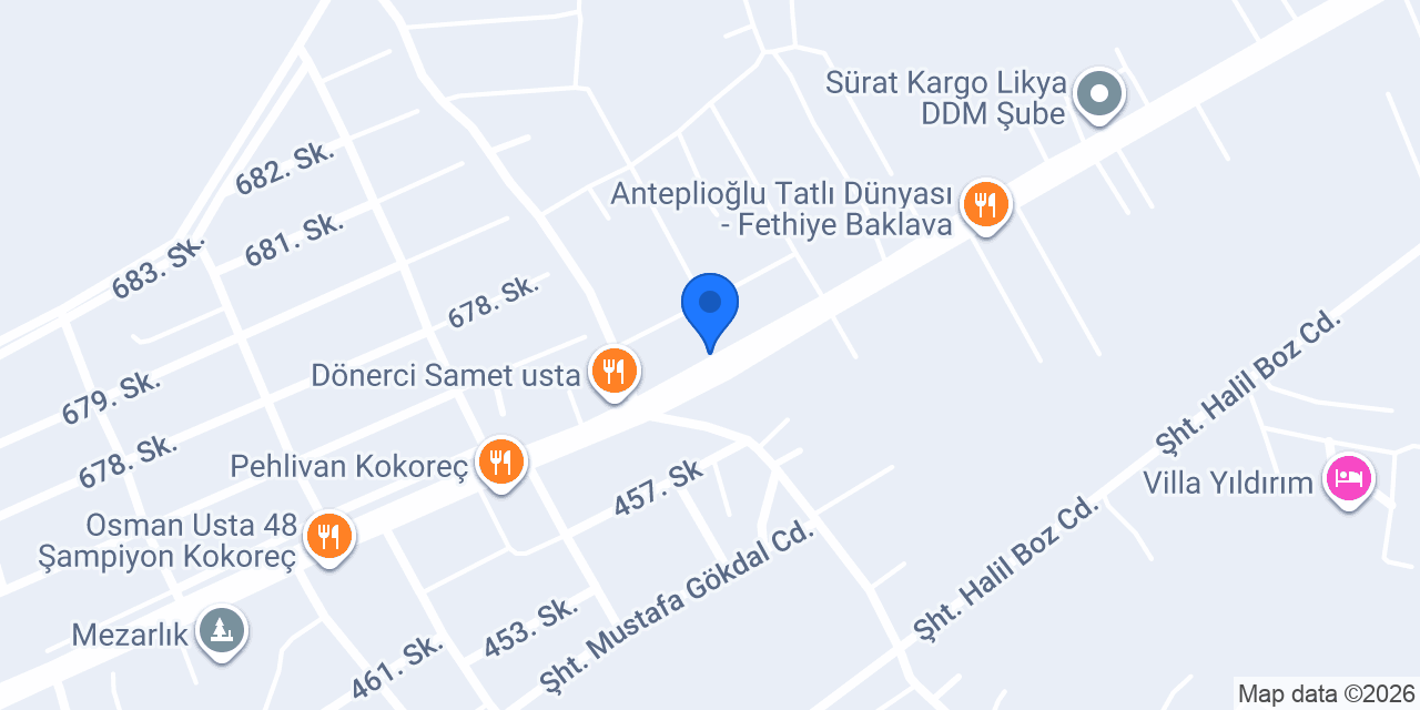 Bulut Mobilya konumu