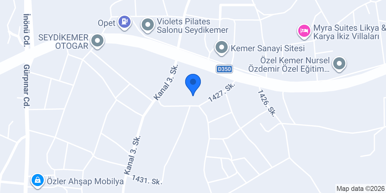 Can Kardeşler Villa konumu
