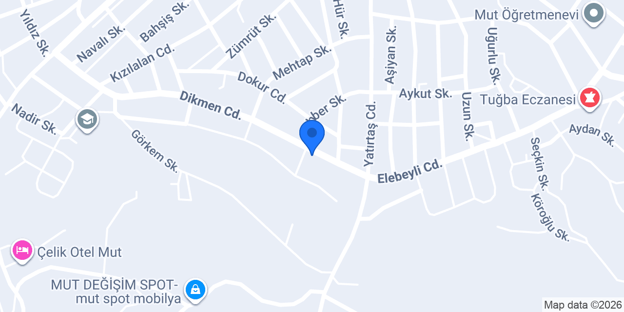 Orçun Mobilya Ve Dekorasyon konumu