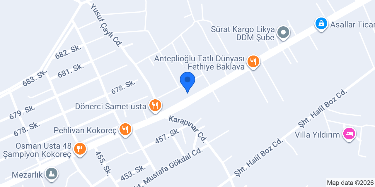 ÖZKOC OTOMOTİV konumu