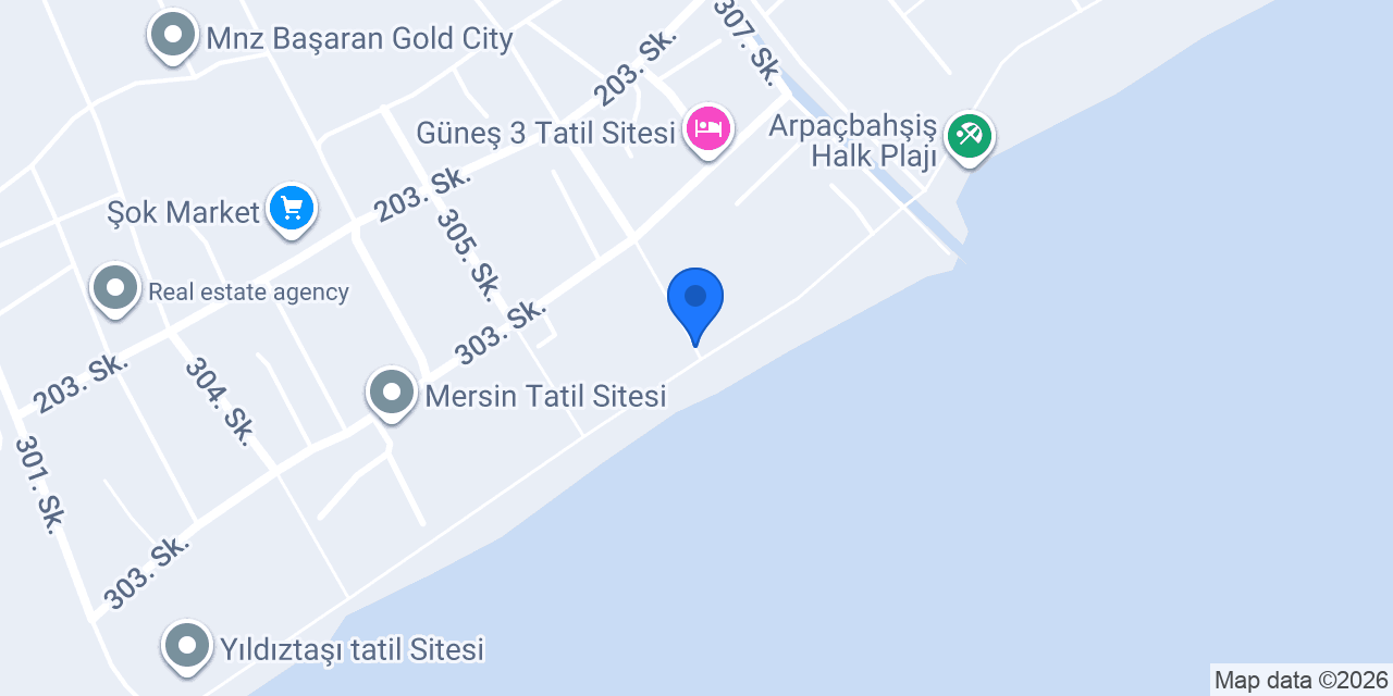 Cennet in Yeri konumu