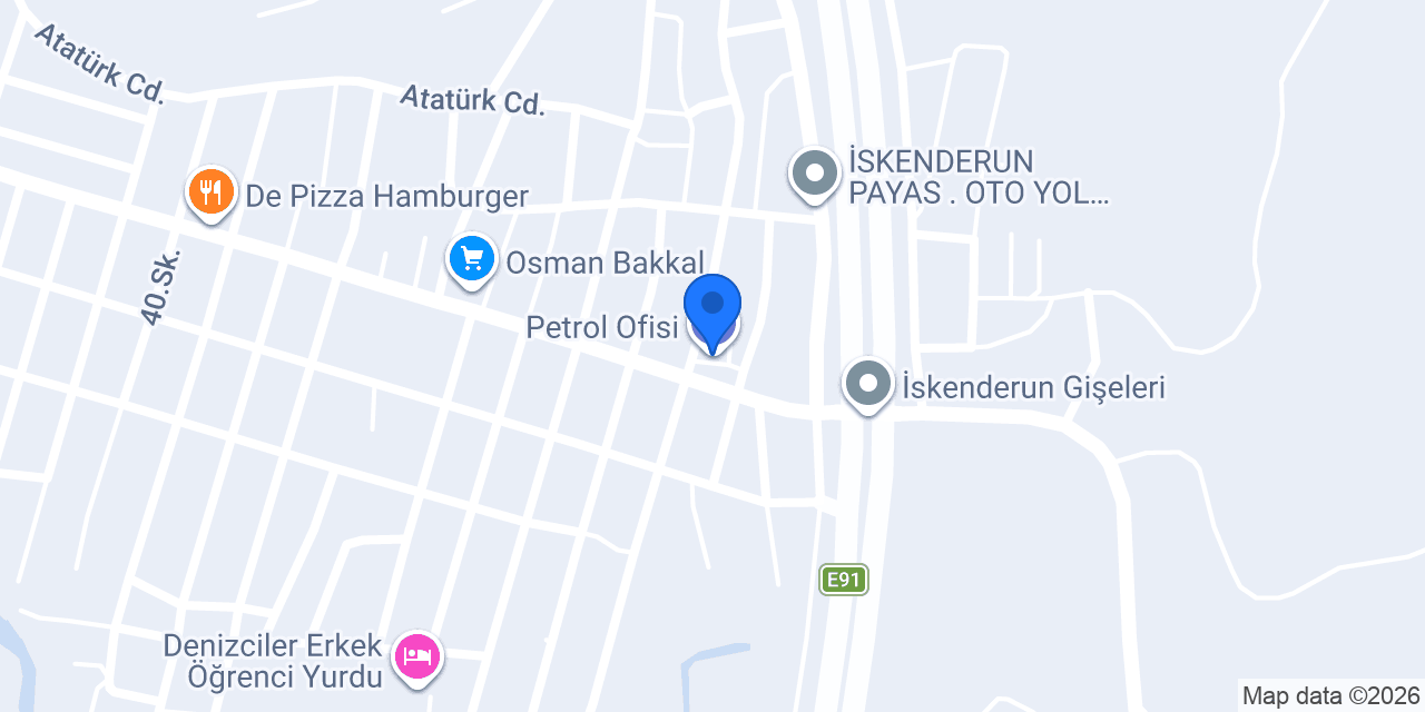 Petrol Ofisi konumu