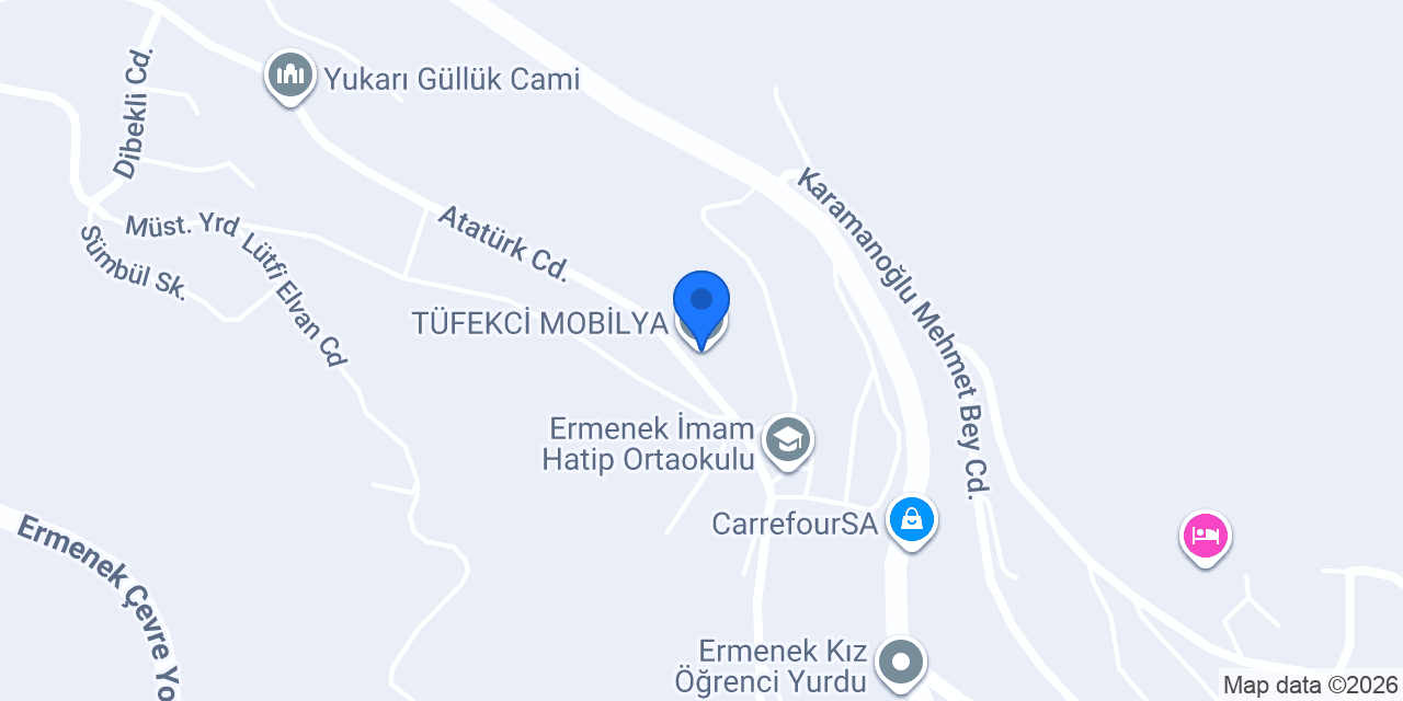 TÜFEKCİ MOBİLYA konumu