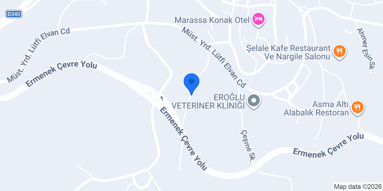 Bahçe Kafe konumu