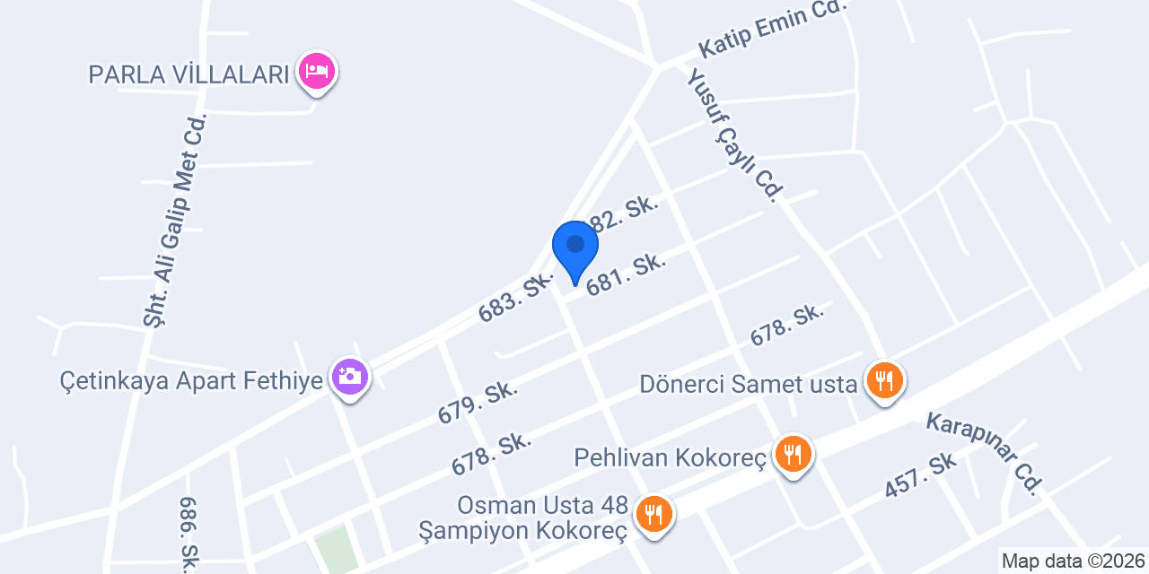 Fethiye Temizlik konumu