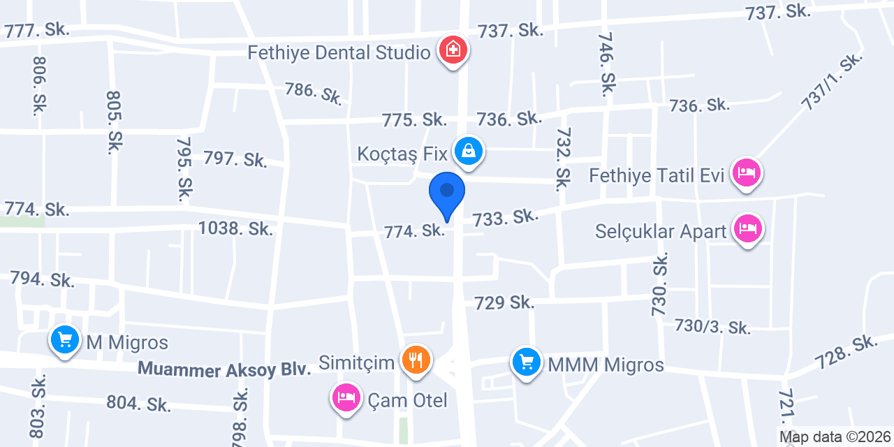 Sekerciler Denizcilik Fethiye Şubesi konumu