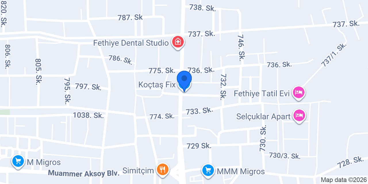 Koçtaş Fix konumu