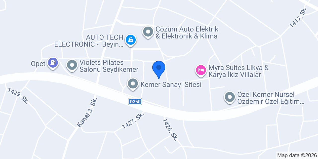 Zirve Motor konumu