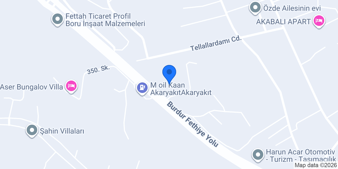 Fethiye Akçev Gençlik Derneği konumu