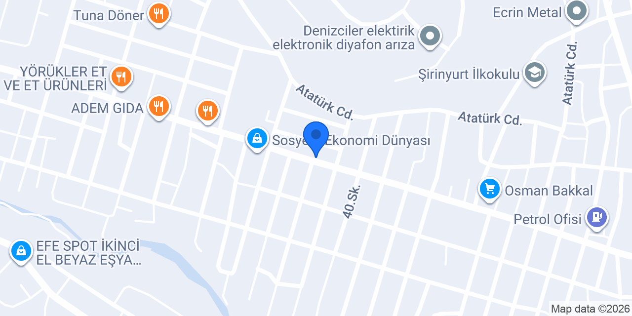 Mirac kasap restorant konumu
