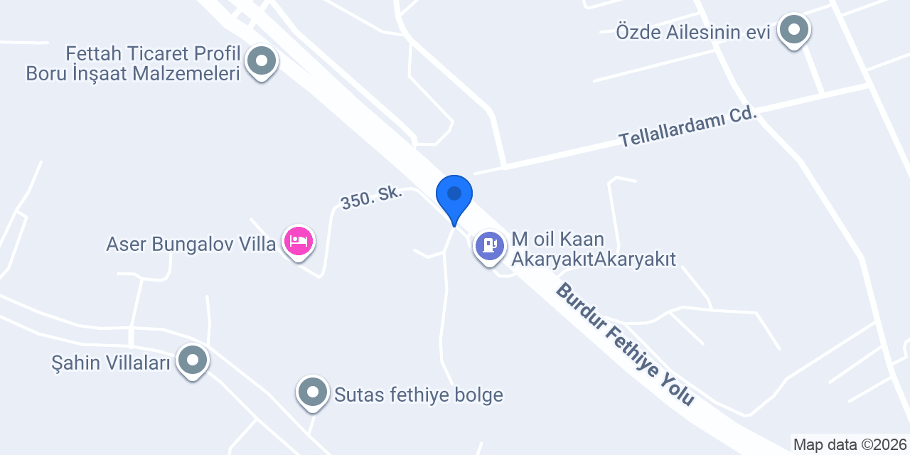 Fethiye Çelik Yapı konumu
