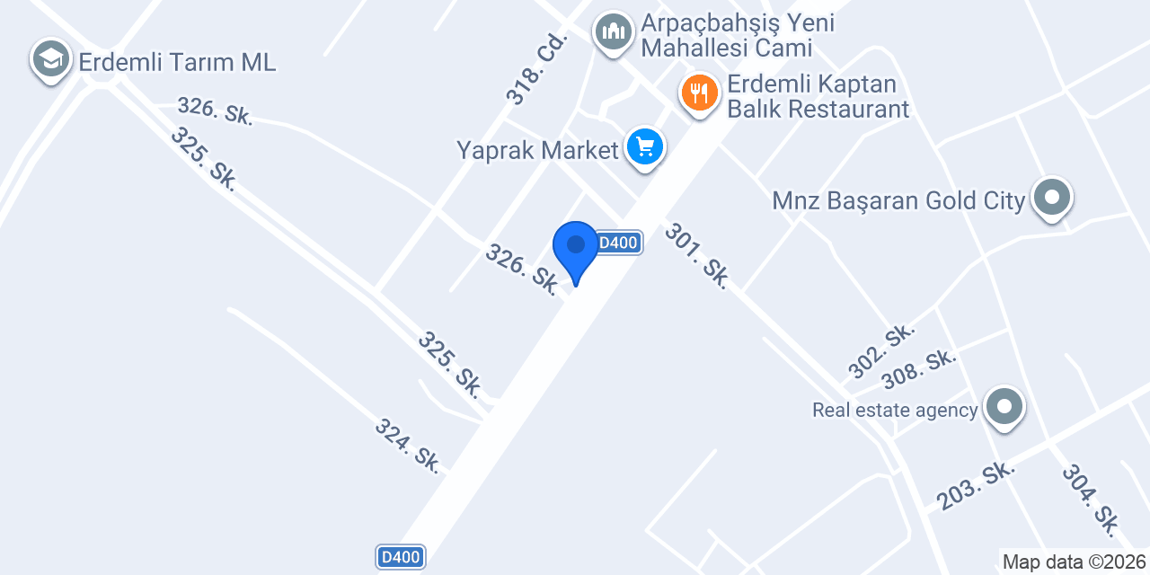 Meynar Çiçekçilik konumu
