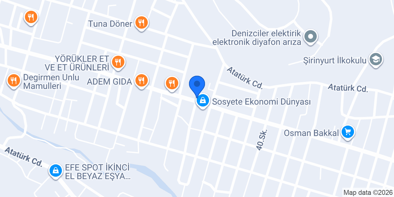 EFE ŞARKÜTERİ konumu