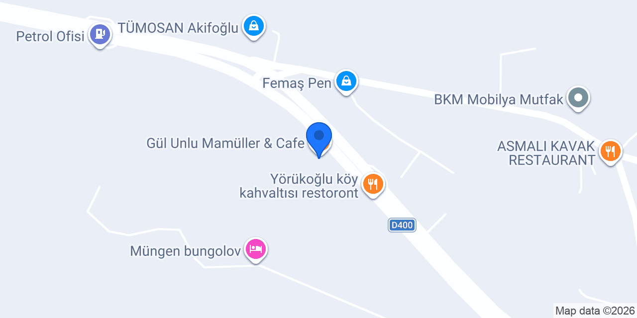 Gül Unlu Mamüller & Cafe konumu