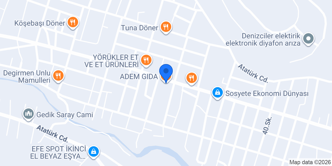 ADEM GIDA konumu