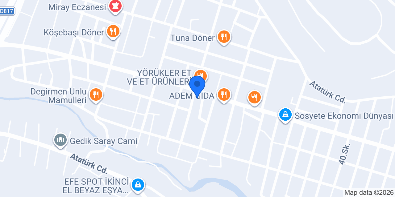 Halkbank Denizciler İskenderun Hatay Şubesi konumu
