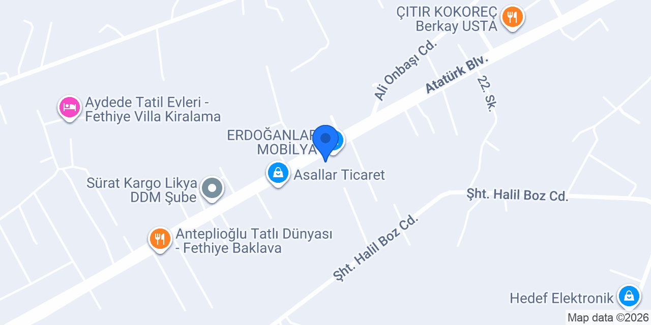 AR MOBİLYA konumu