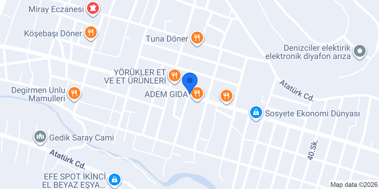 cadde döner konumu
