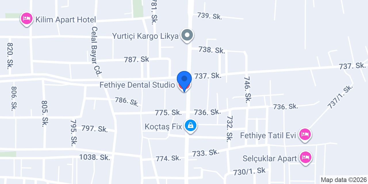 Fethiye Dental Studio konumu